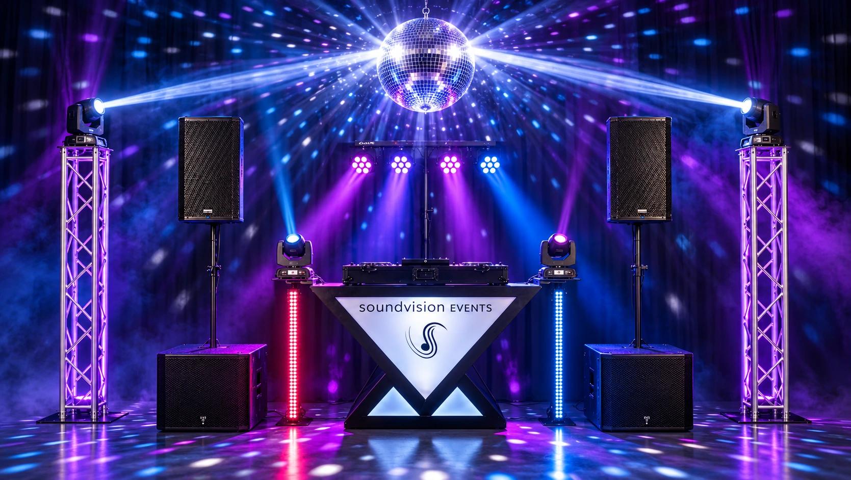 Soundvision Events - uw partner voor professioneel licht-en geluidstechniek op maat!